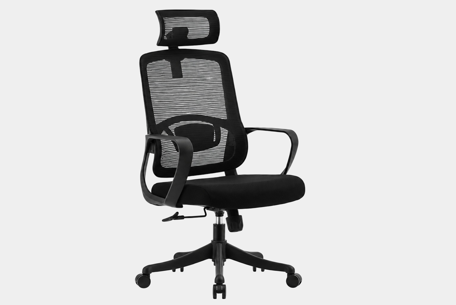 Chaise Directeur Alba Base PVC – Image 3